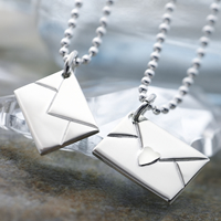 FISSペアネックレス 「Love letter」FISS-ST02N-SVシルバー