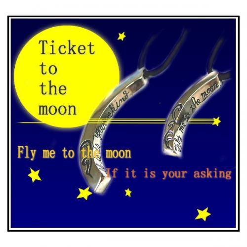 【FISS】ペアネックレス Ticket to the moon FISS-T111 (msd)