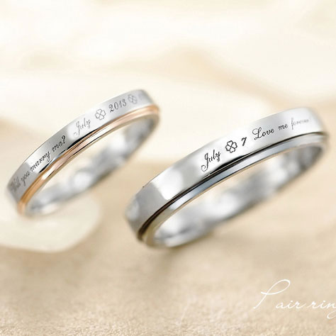 【結婚指輪】セミオーダーメイド 015R-K*