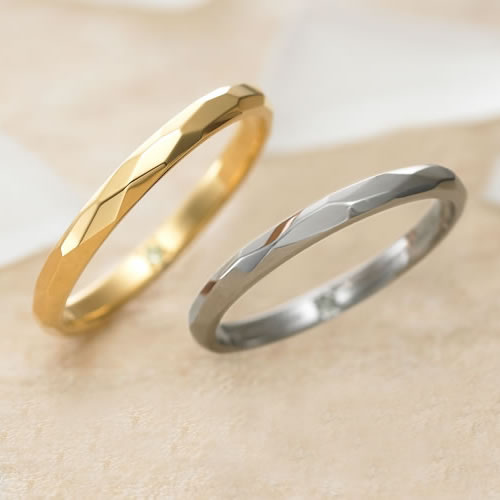 【結婚指輪】セミオーダーメイド 019R-KS-BKYG*