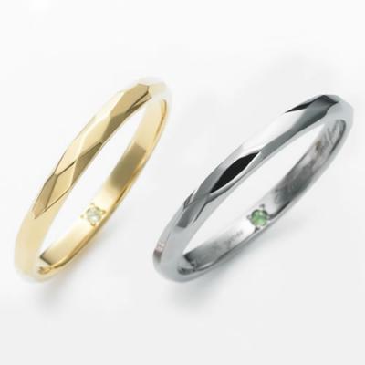 結婚指輪】セミオーダーメイド 019R-KS-BKYG(SU) | ペアアクセサリー 