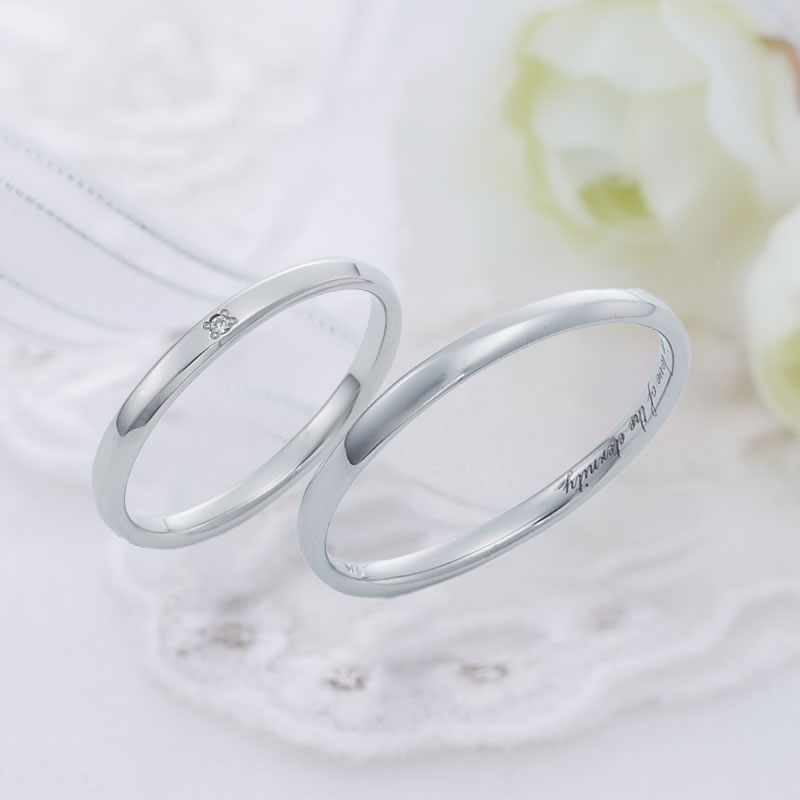 毎日に寄り添う【結婚指輪】セミオーダーメイド・ステンレス ST-HM009R-KS*