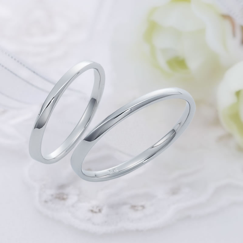 毎日に寄り添う【結婚指輪】セミオーダーメイド・ステンレス ST-HM010R-KS*