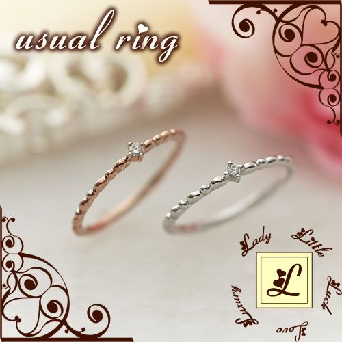 L(エル) usual ring ピンキーリング【単品】