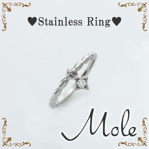 Mole(モレ) フリンジモチーフピンキーリング GRSS308 【単品】シルバー