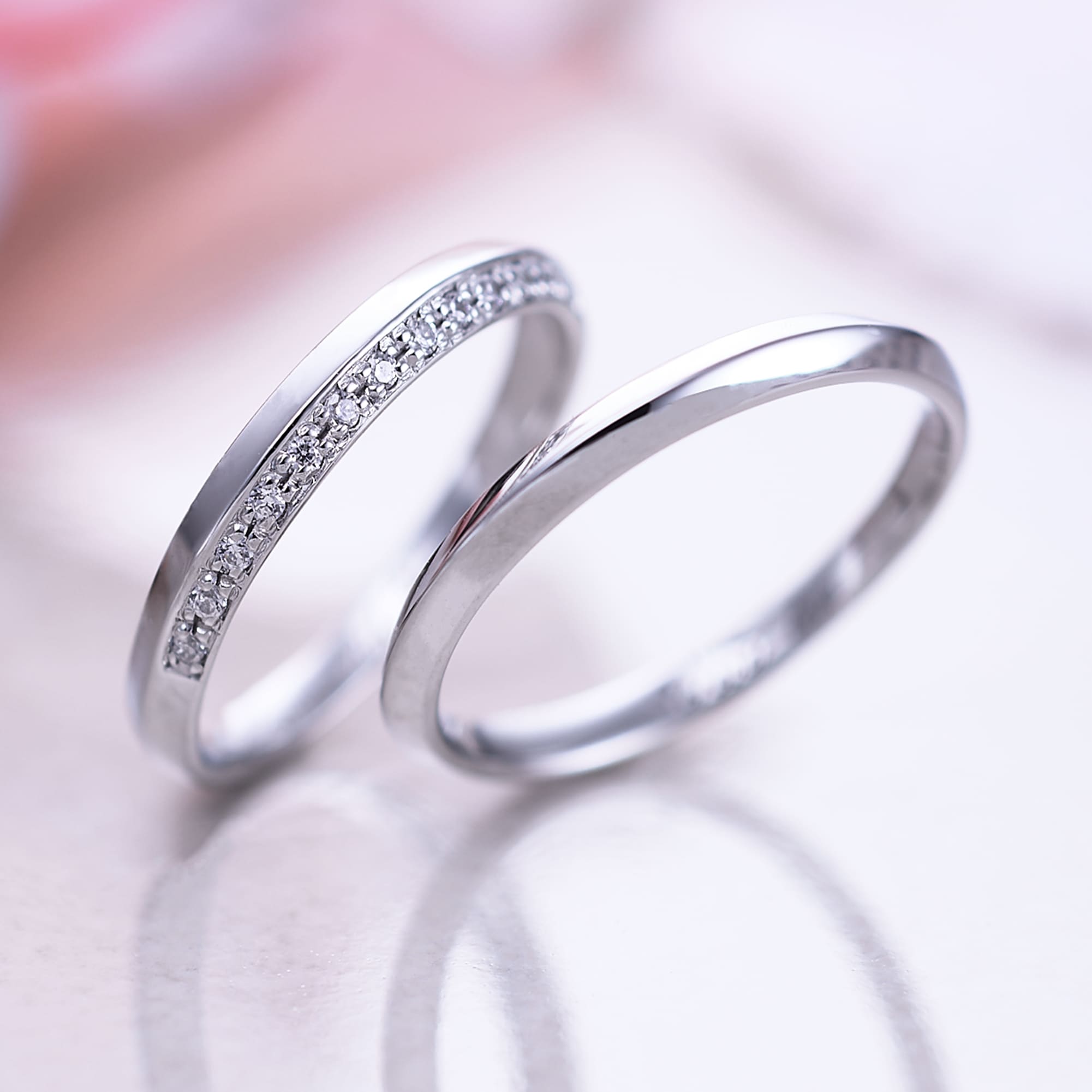 【結婚指輪】ヒロインマリッジ プラチナ×シルバー 22-4241-PT_11-4241-SV