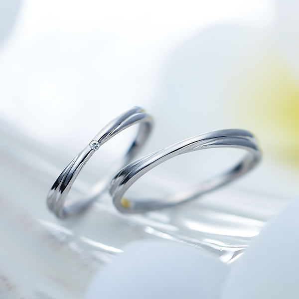 【結婚指輪】ヒロインマリッジ K10×シルバー 11-4245-SV-22-4245-K10WG