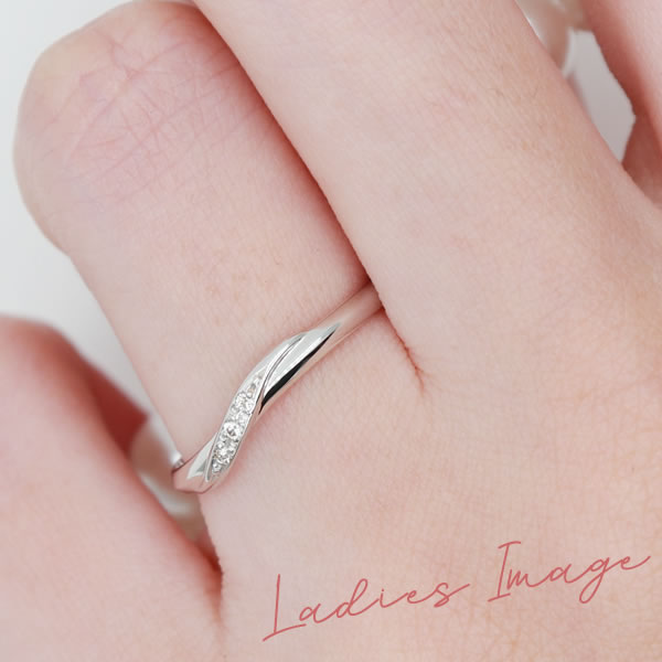 結婚指輪 Ange K10ホワイトゴールド S字ライン 11-22-4240-k10wg ペアアクセサリー専門店Fiss(フィス)公式通販