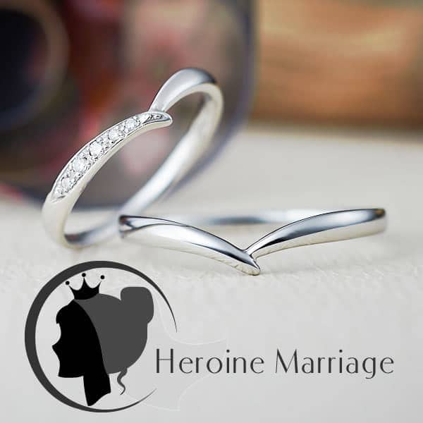 ヒロインマリッジ セミオーダーメイド 結婚指輪 HM006R-KS