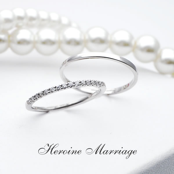 【結婚指輪】ヒロインマリッジ セミオーダーメイド 27-0353PT_27-0209SV (Lu)