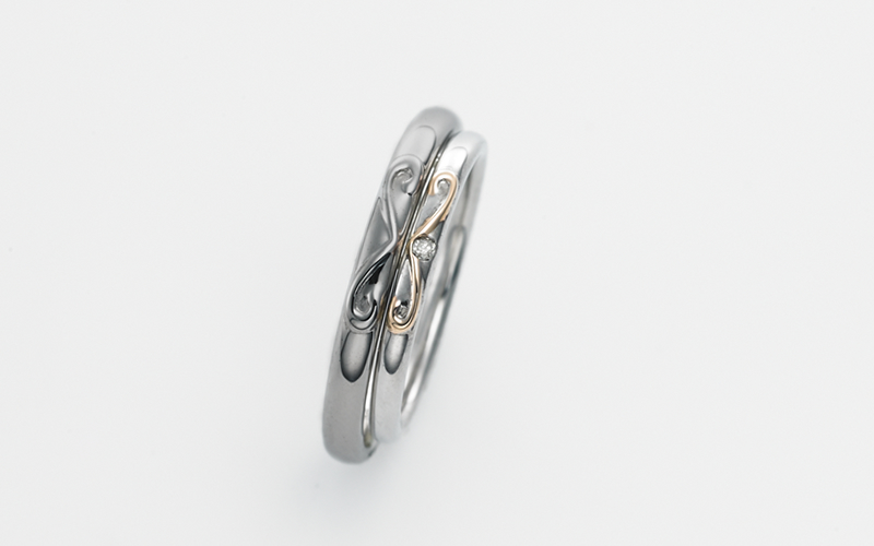 【結婚指輪】セミオーダーメイド026R-KS