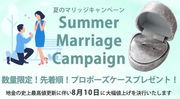 値上げ×プロポーズケースキャンペーン