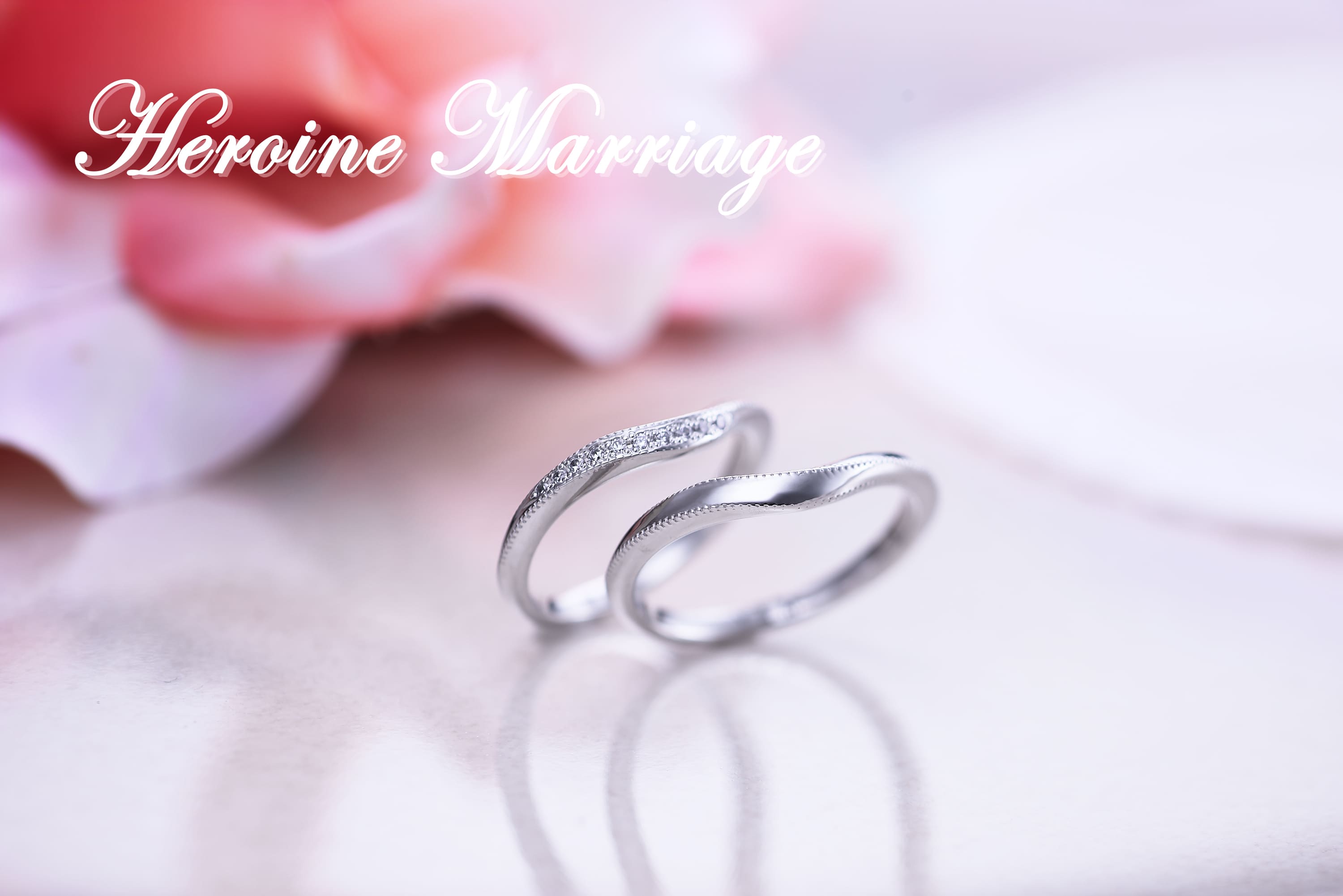 ヒロインマリッジ プラチナ×シルバー　結婚指輪  22-4236-PT_11-4236-SV