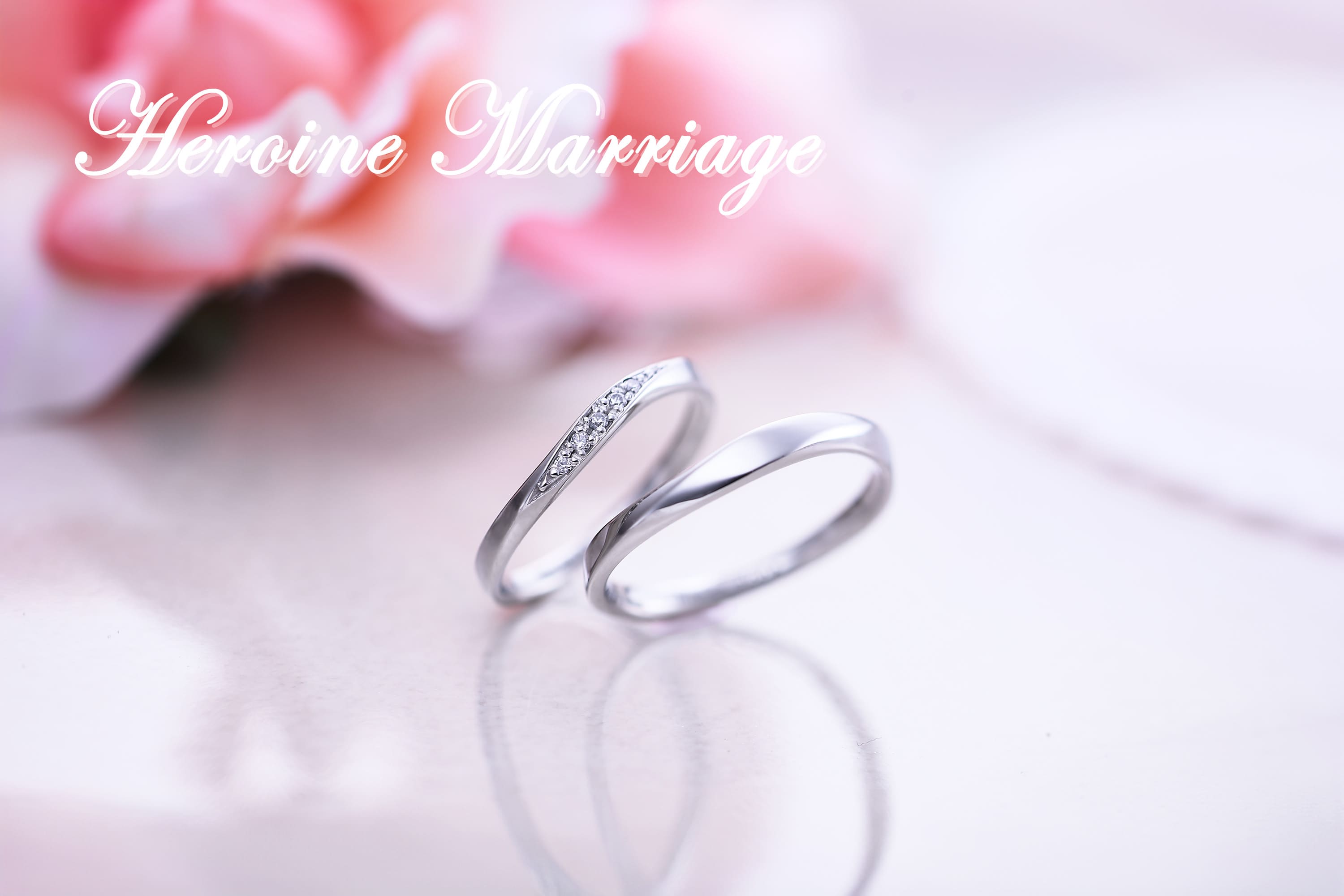 ヒロインマリッジ プラチナ×シルバー　結婚指輪  22-4238-PT_11-4238-SV