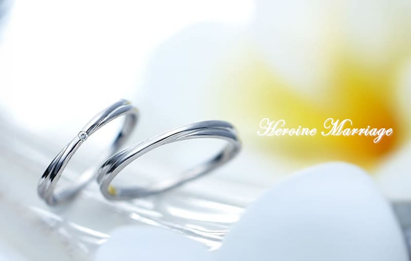 ヒロインマリッジ K10×シルバー　結婚指輪  11-4245-SV-22-4245-K10WG