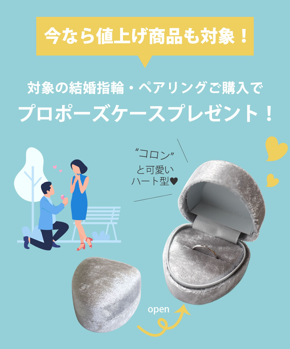 プロポーズケースプレゼント