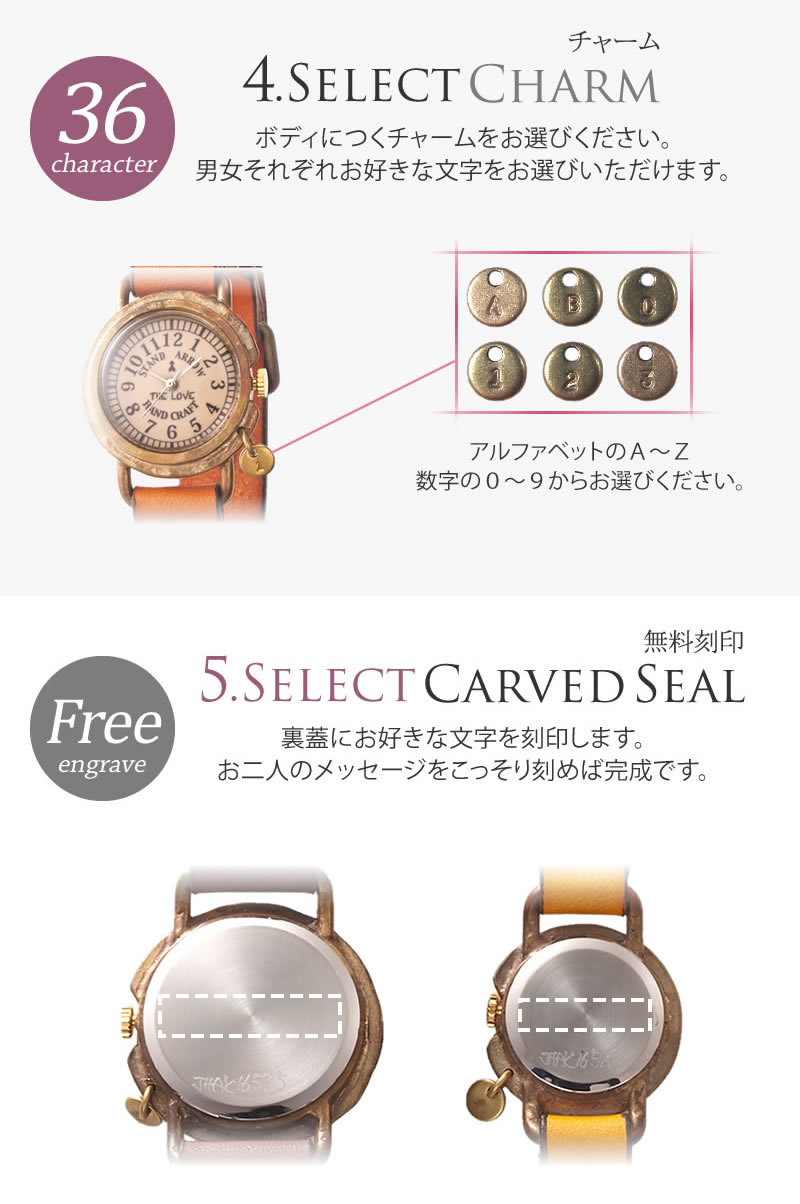 THELOVE-FOUR-PAIR チャーム 刻印