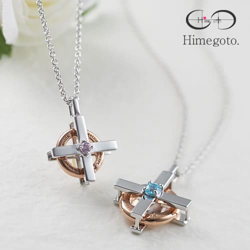 Himegoto. サークルストーンペアネックレス(lady's) hime-67-0831-0832