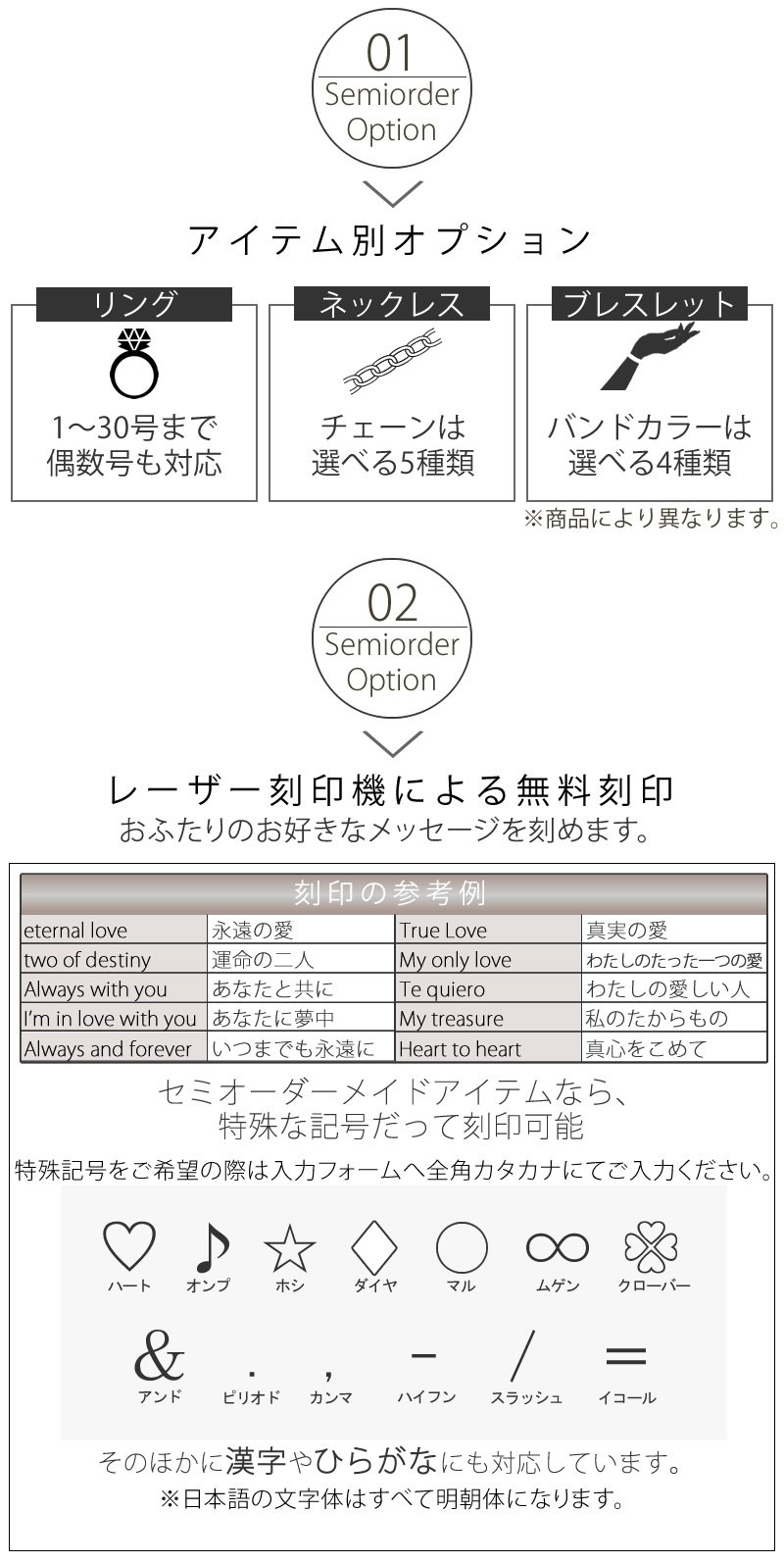 セミオーダーメイド ペアリング ペアネックレス ペアアクセサリー専門店fiss フィス 公式通販