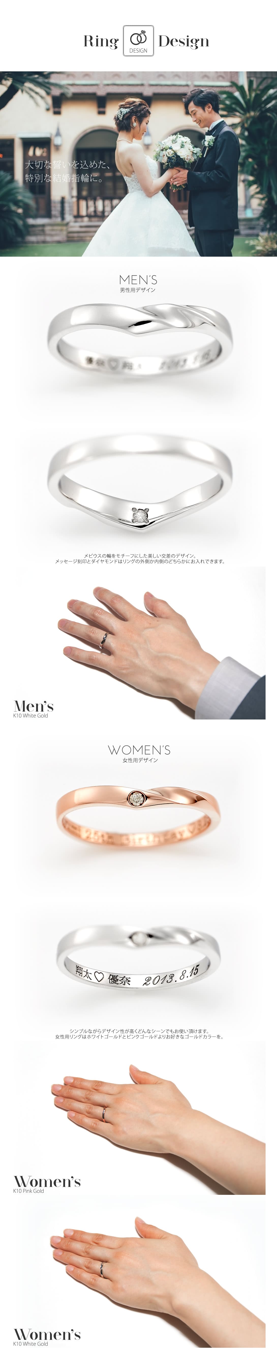 【結婚指輪】ハイクラスセミオーダーメイドK10-029R-KS詳細