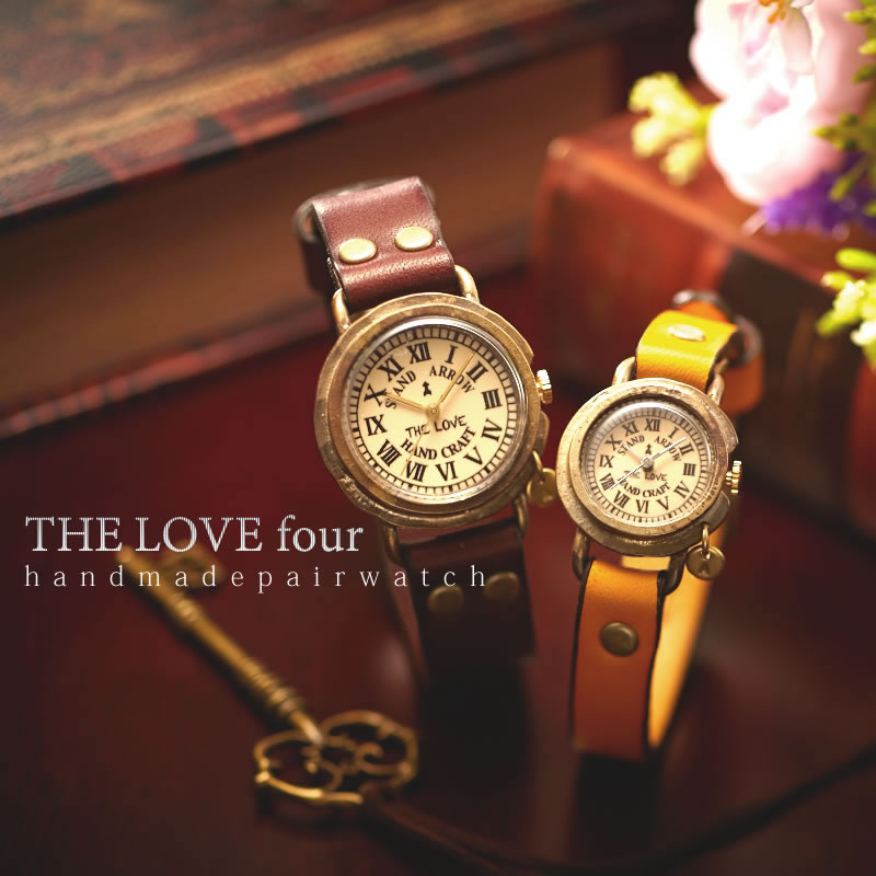 JHAアンティークペアウォッチ THE LOVE four(ザ・ラブ フォー) THELOVE-FOUR-PAIR 作家:佐野 達也   ペアアクセサリー専門店Fiss(フィス)公式通販